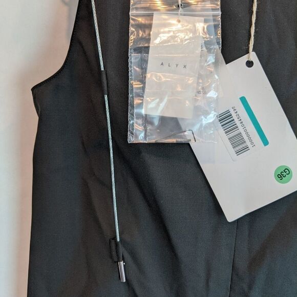 𝅺1027 alyx 9sm black toggle dress M BNWT - Picture 7 of 9